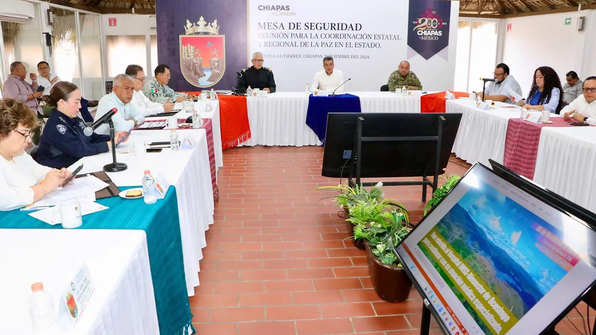 mesa de seguridad